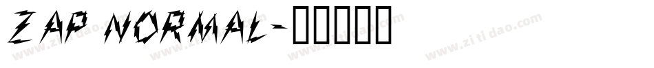 Zap Normal字体转换